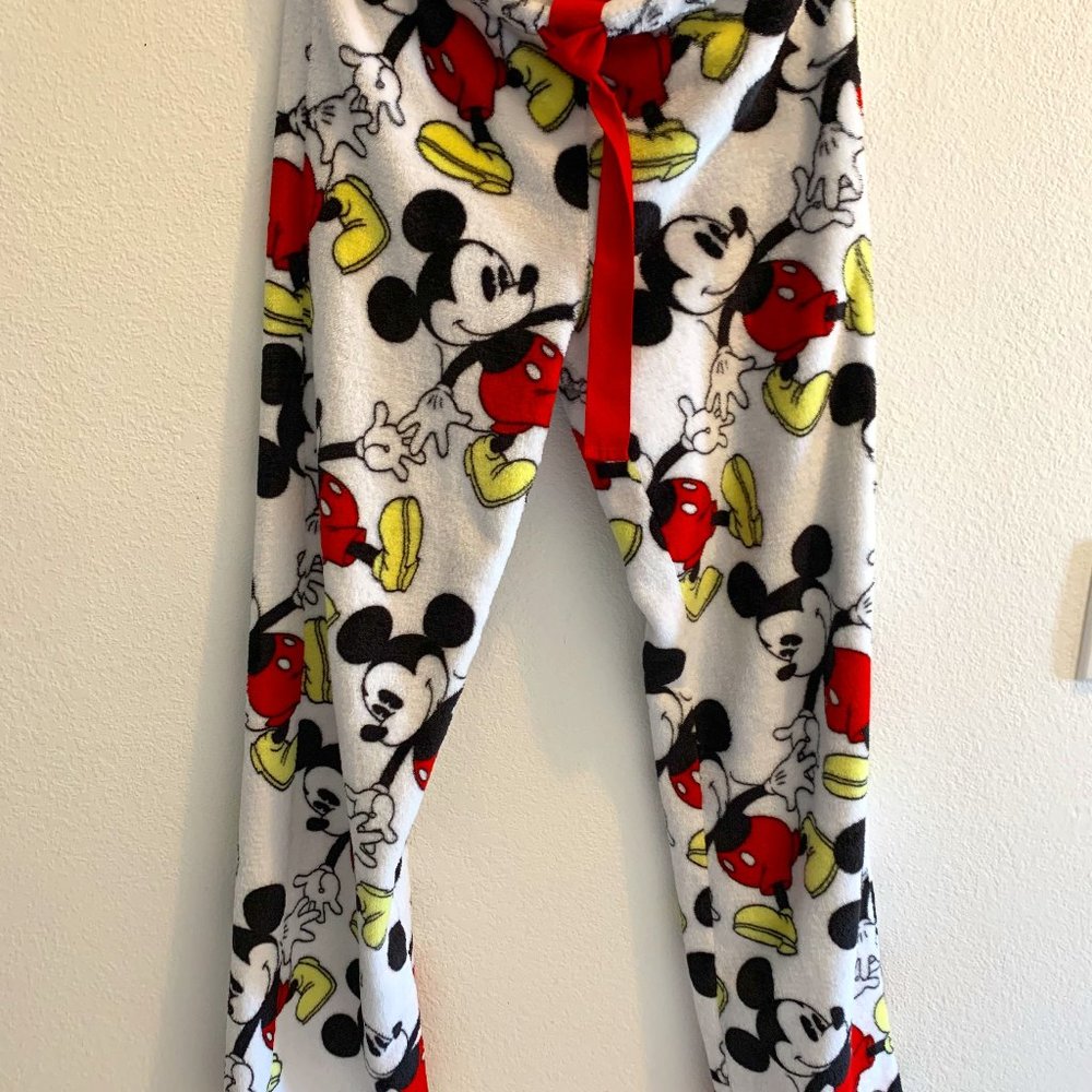 Disney Mickey Mouse Flannel Sleep Pants Small 4-6